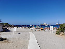 Foto von Spiaggia Piccolo Pevero mit kleine bucht