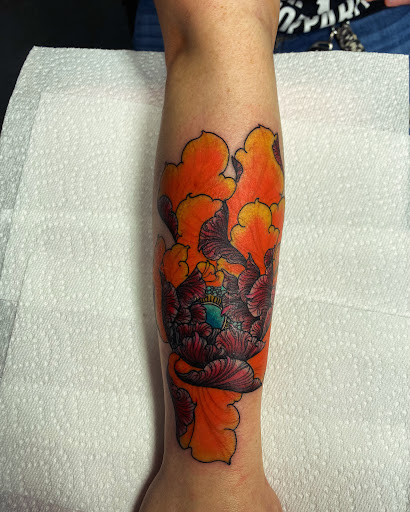 Explore open book tattoo ideas, creative tattoo ideas in Lake City, available at Crooked Spines Tattoo Studio