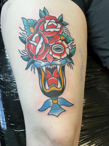 Explore girly half sleeve tattoo ideas for females, creative tattoo ideas in Cookeville, available at Anthem Tattoo