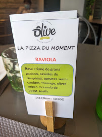 Ôlive Pizzeria à Aix-les-Bains menu