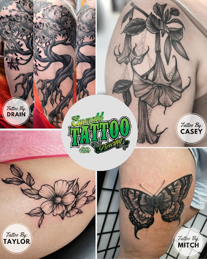 Explore dancing tattoo ideas, creative tattoo ideas in Modesto, available at Emerald Tattoo & Piercing - Modesto