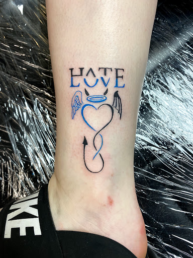 Explore meaningful stick and poke tattoo ideas, creative tattoo ideas in Warner Robins, available at Untold Pain Tattoo Studio