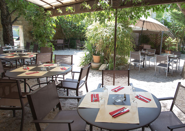 Restaurant Les Jardins d'été - Chartreuse de Villeneuve lez Avignon à Villeneuve-lès-Avignon (Gard 30)