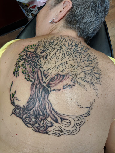 Explore forearm tattoo filler ideas, creative tattoo ideas in Levittown, available at Skin Deep Tattoo