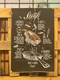 Menu / carte de La Bottega della Carne à San Sperate