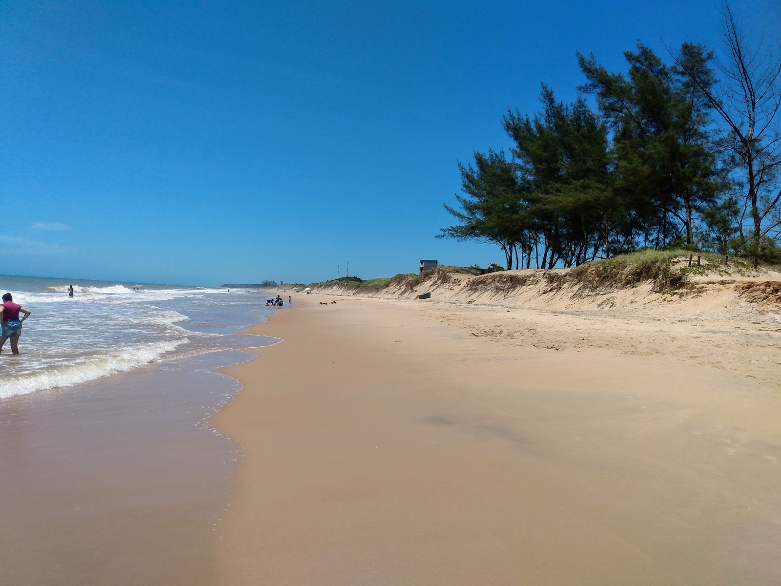 Foto von Strand Lagoa Dantas mit lange, gerade küste