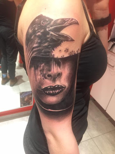 Explore halloweentown tattoo ideas, creative tattoo ideas in Great Falls, available at Alpha Tattoos & Piercings