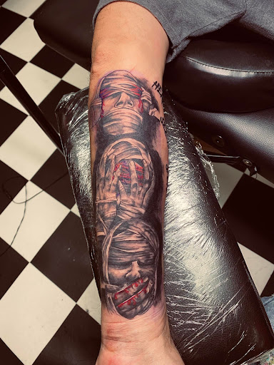 Explore honey tattoo ideas, creative tattoo ideas in Sandusky, available at Lake Erie Tattoo Emporium