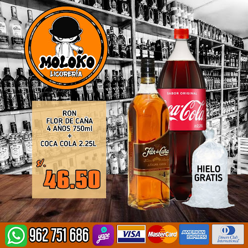 Horarios de Moloko - Licorería Oxapampa