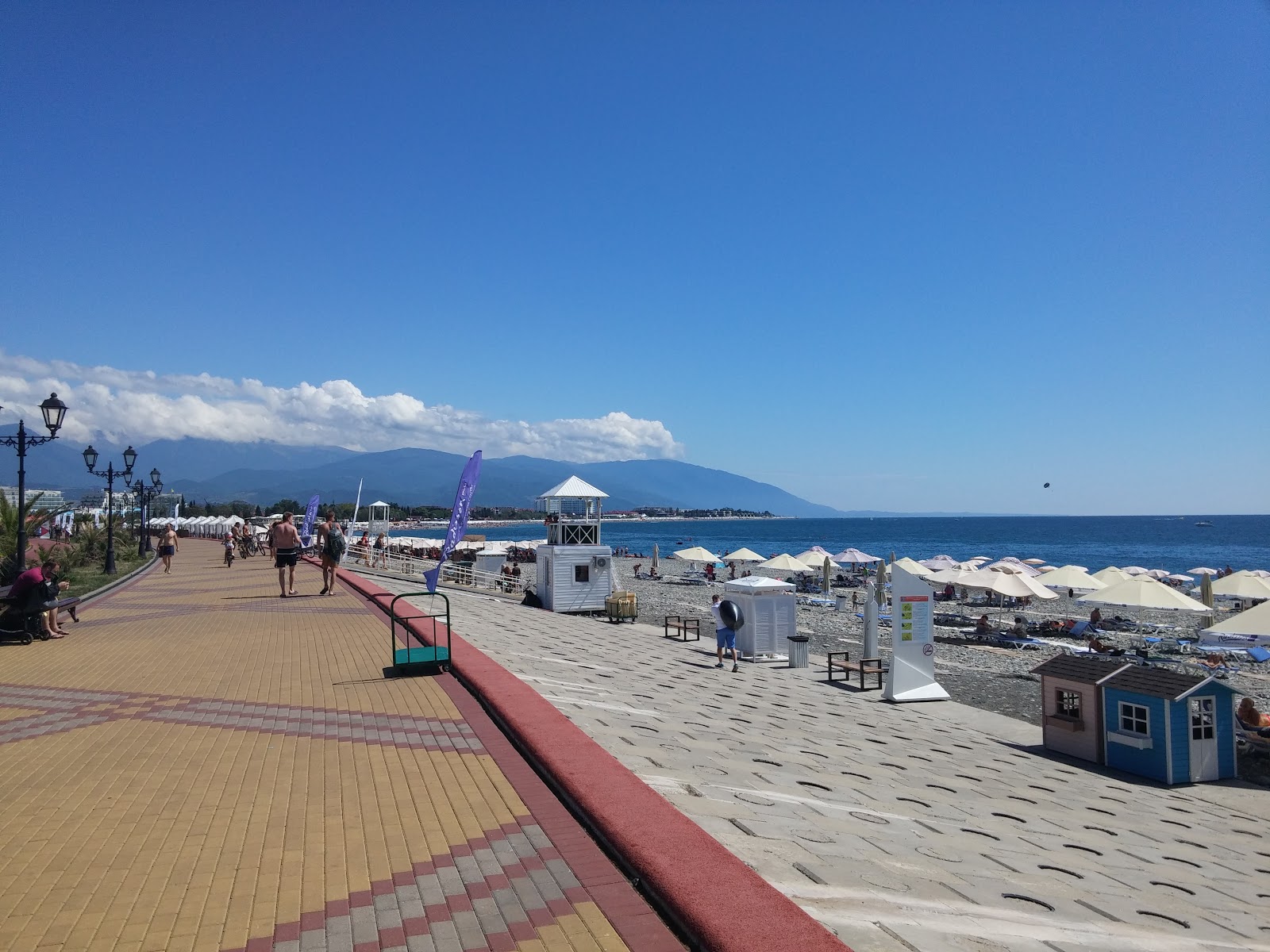 Photo of Rosa Khutor beach with blue pure water surface
