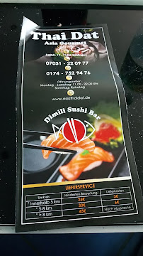 Thai Dat Dimili - Asia Gourmet & Sushi à Böblingen menu