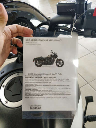 Motorcycle Dealer «Sun Sports Cycle & Watercraft», reviews and photos, 3441 Colonial Blvd, Fort Myers, FL 33966, USA
