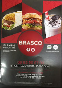 Brasco Cergy à Cergy menu