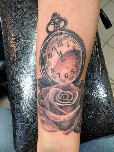 Explore middle arm tattoo ideas, creative tattoo ideas in Las Cruces, available at Camino Tattoo Studio & Art Gallery