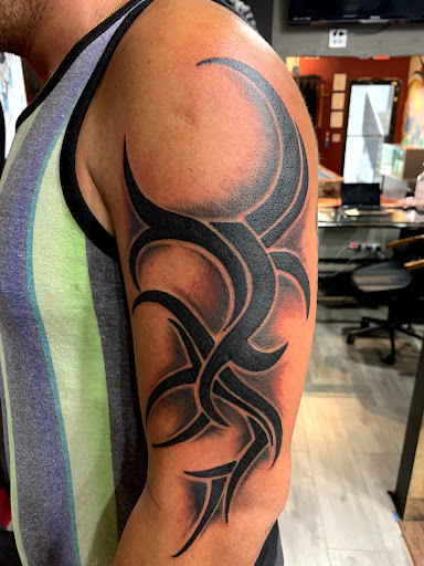 Explore halloween sleeve tattoo ideas, creative tattoo ideas in Cape Coral, available at UNRIVALED INK