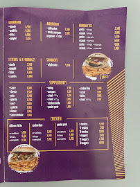 Menu du Le Sultan Montivilliers à Montivilliers