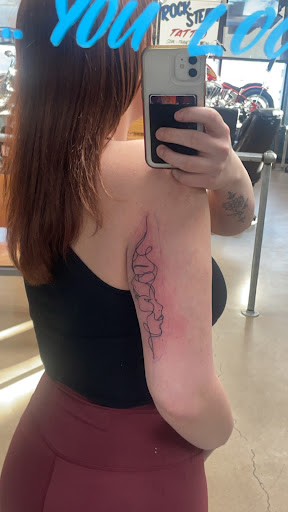 Explore tattoo border ideas, creative tattoo ideas in Fort Collins, available at Rocksteady Tattoo