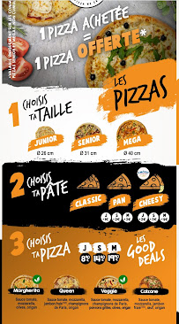 Carte du Dream's Pizza Saint Pierre du Perray à Saint-Pierre-du-Perray