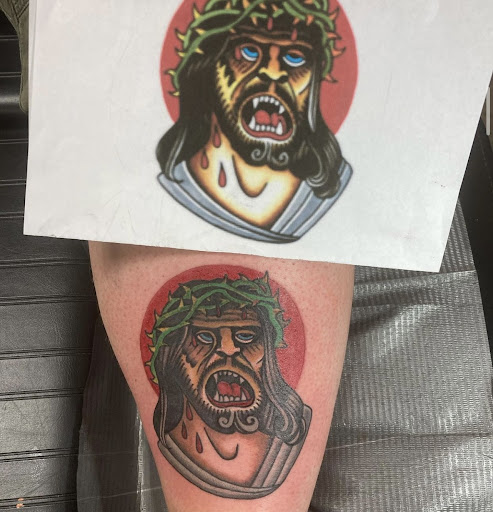 Explore attack on titan tattoo ideas, creative tattoo ideas in Arabi, available at Never Enough Tattoo & Body Piercing