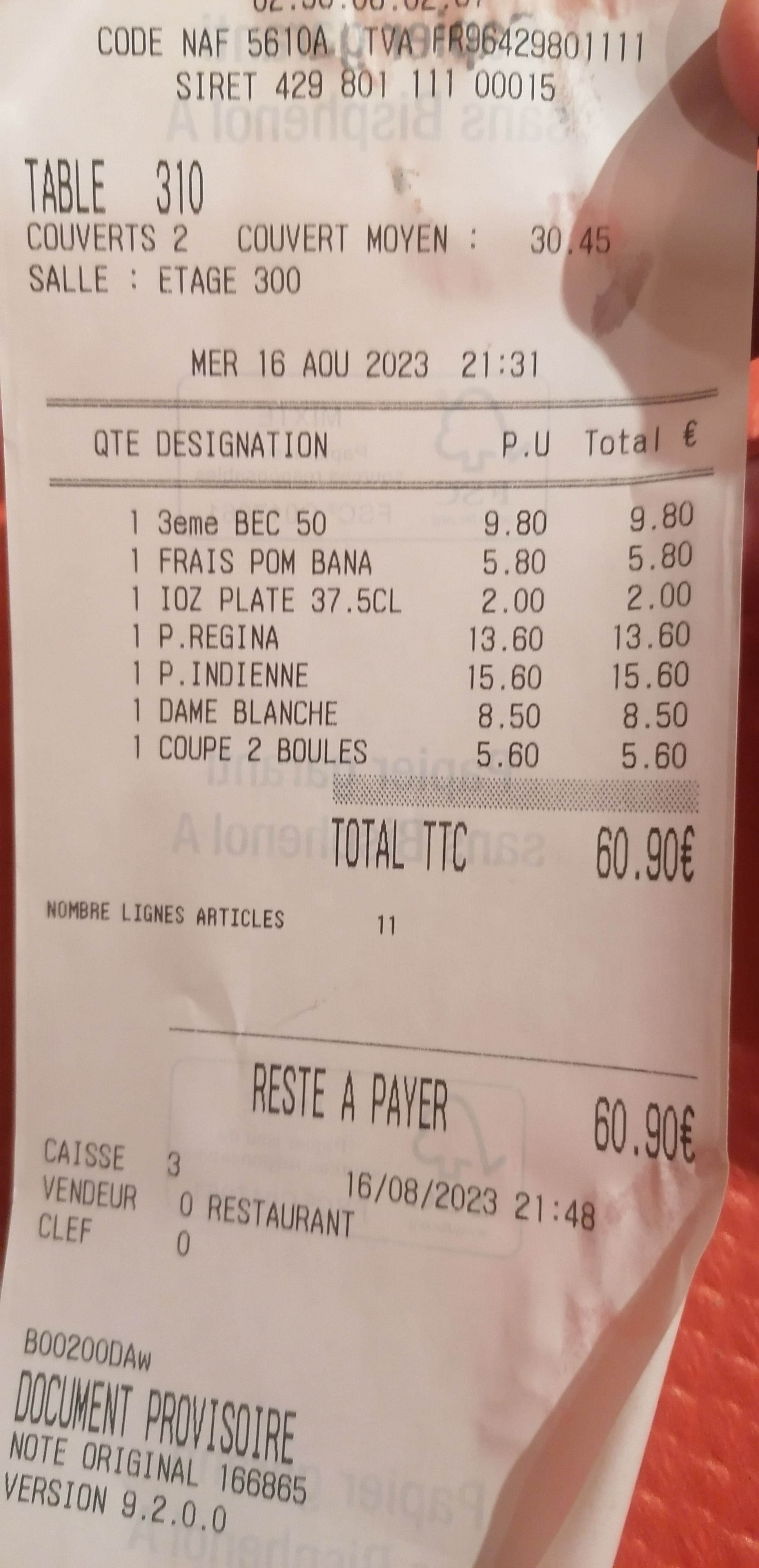 Photo n° 1 de l'avis de Julien.o fait le 17/08/2023 à 11:26