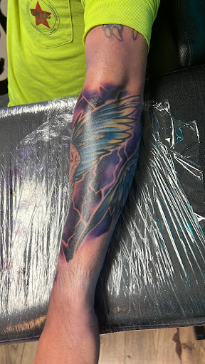 Explore death stranding tattoo ideas, creative tattoo ideas in Jefferson, available at Slammin Ink Tattoo