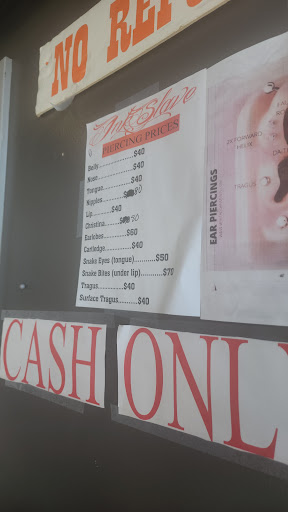 Explore stitch tattoo ideas, creative tattoo ideas in Atlanta, available at Ink Slave Tattoos