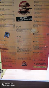 Menu / carte de Le Bonzaï Sushi Cassis à Cassis
