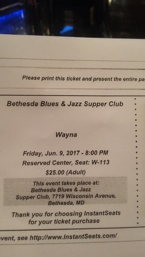 Jazz Club «Bethesda Blues and Jazz Supper Club», reviews and photos, 7719 Wisconsin Ave, Bethesda, MD 20814, USA