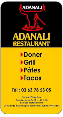 Photos du propriétaire du Kebab ADANALI RESTAURANT à Bavilliers - n°3