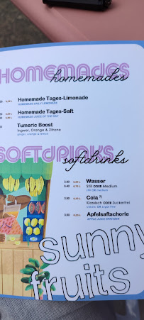 Restaurant Hana à Frankfurt (le menu)