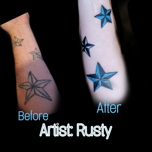 Explore good and evil tattoo ideas, creative tattoo ideas in Florence, available at West Coast Tattoo & Body Piercing