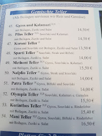 Menu / carte de Restaurant Kalamata à Maxhütte-Haidhof