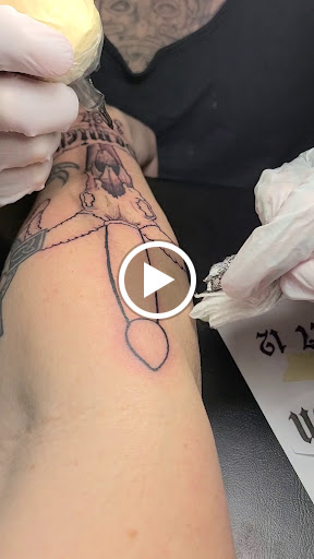 Explore small witch tattoo ideas, creative tattoo ideas in Houston, available at Ink therapy & Body piercings
