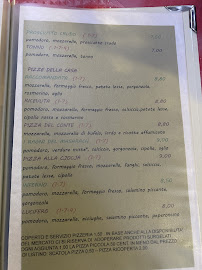 Menu / carte de Alla Posta à Anduins