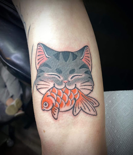 Explore christian tattoo idea, creative tattoo ideas in Savannah, available at Tramp Art Studios