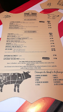 Restaurant à viande Restaurant La Boucherie à Saint-André-de-Cubzac (le menu)