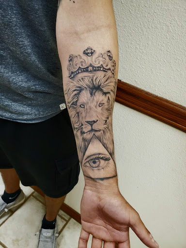 Explore tattoo ideas for capricorn, creative tattoo ideas in Stamford, available at KE Tattoo Studio