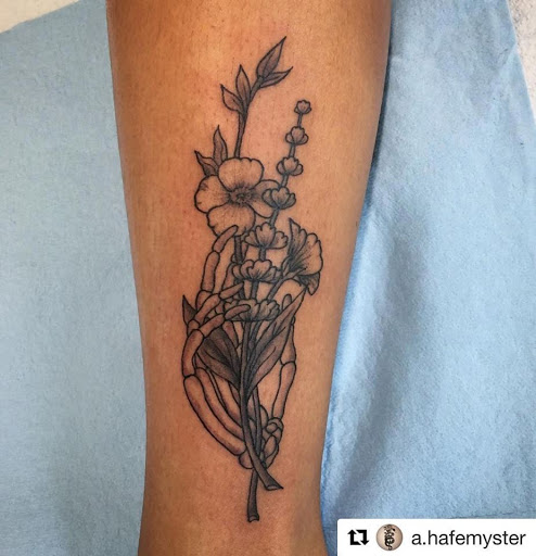 Explore stroke tattoo ideas, creative tattoo ideas in Bellevue, available at Skin and Soul Tattoo & Piercing