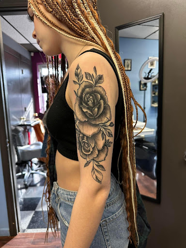 Explore animal tattoo sleeve ideas, creative tattoo ideas in Girard, available at Firefly Tattoo