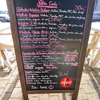 Menu / carte de Café des mouettes à Brest