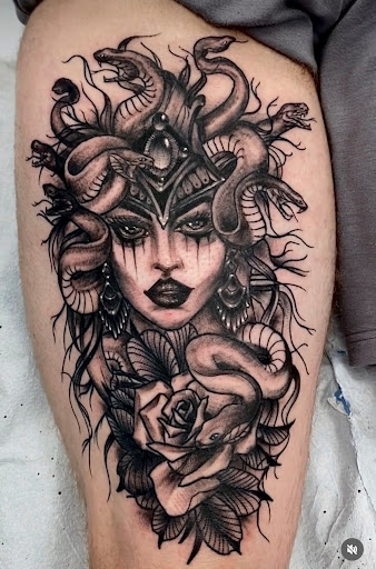 Explore medusa tattoo ideas, creative tattoo ideas in Lockport, available at Archer Ink Tattoo