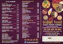 Restaurant indien Indian Food à Ris-Orangis (la carte)