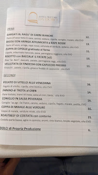 Menu du Antica Trattoria Da Doro à Solagna