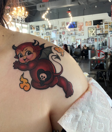 Explore alice in wonderland tattoos ideas, creative tattoo ideas in Kissimmee, available at Fallen Heroes Tattoo & Piercing (Florida)