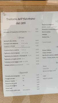 Restaurant Trattoria dell' Autotreno à Bologna (la carte)