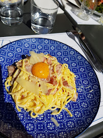 Pâtes à la carbonara du Restaurant italien Doppio - Paris 18 - n°5