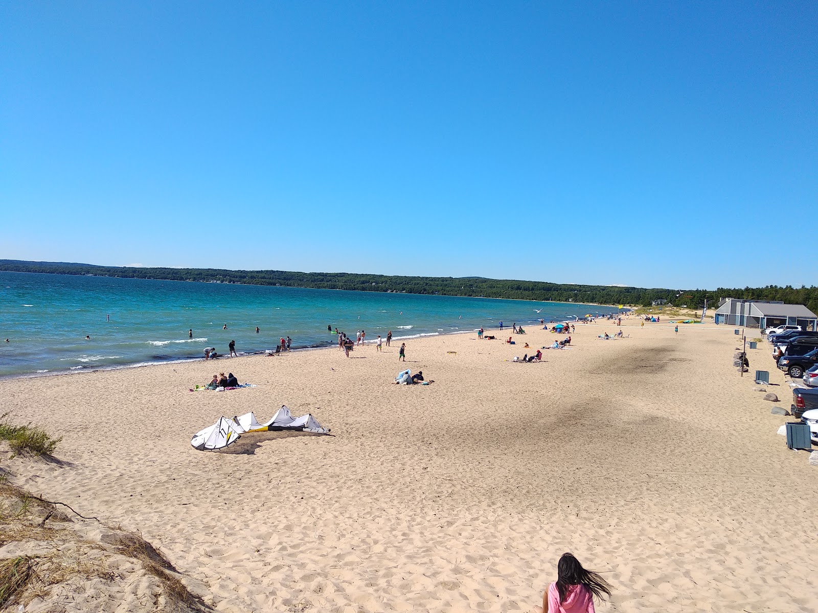 Fotografija Petoskey State Park Beach z svetel pesek površino