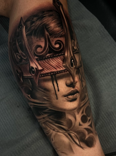 Explore tattoo memorial ideas, creative tattoo ideas in Long Beach, available at Iron Age Tattoo