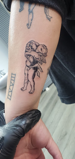 Explore 3 initial tattoo ideas, creative tattoo ideas in Cuyahoga Falls, available at Sick Skins Skin Art Studio