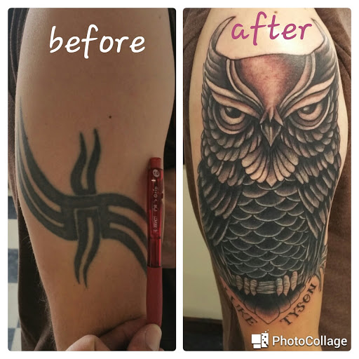 Explore rose hand tattoo ideas, creative tattoo ideas in Granbury, available at Luckys 13 Tattoo Shop